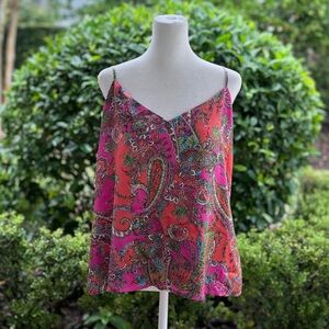 L’Agence Silk Camisole Top